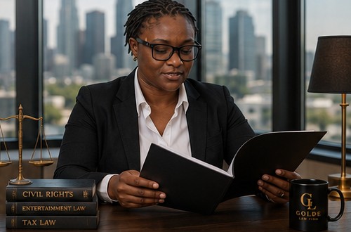 Sajdah D. Golde reviewing civil rights, entertainment, and tax law references
